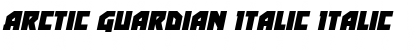 Download Arctic Guardian Italic Font Download Arctic Guardian Italic Font