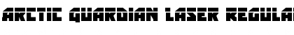 Download Arctic Guardian Laser Font Download Arctic Guardian Laser Font