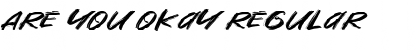 Download Are You Okay Font Download Are You Okay Font