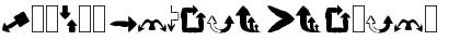 Download Arrows Mangle Font Download Arrows Mangle Font