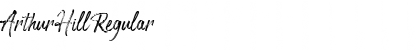 Download Arthur Hill Font Download Arthur Hill Font