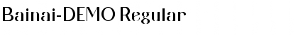 Download Bainai-DEMO Font Download Bainai-DEMO Font