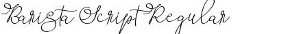 Download Barista Script Font Download Barista Script Font