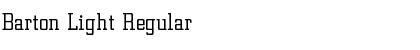 Download Barton Light Font Download Barton Light Font