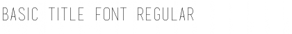 Download basic title font Font Download basic title font Font