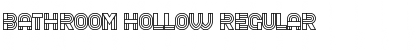 Download Bathroom Hollow Font Download Bathroom Hollow Font