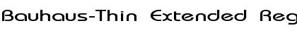 Download Bauhaus-Thin Extended Font Download Bauhaus-Thin Extended Font