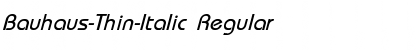 Download Bauhaus-Thin-Italic Font Download Bauhaus-Thin-Italic Font