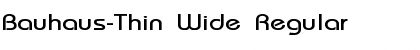 Download Bauhaus-Thin Wide Font Download Bauhaus-Thin Wide Font