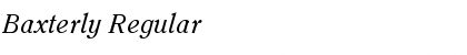 Download Baxterly Font Download Baxterly Font