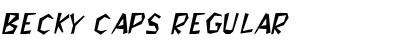 Download Becky Caps Font Download Becky Caps Font