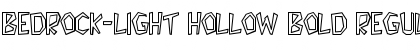 Download Bedrock-Light Hollow Bold Font Download Bedrock-Light Hollow Bold Font
