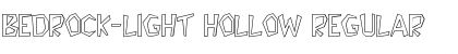 Download Bedrock-Light Hollow Font Download Bedrock-Light Hollow Font