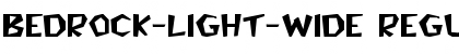 Download Bedrock-Light-Wide Font Download Bedrock-Light-Wide Font