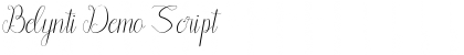 Download Belynti Demo Font Download Belynti Demo Font