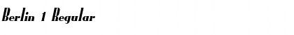 Download Berlin 1 Font Download Berlin 1 Font