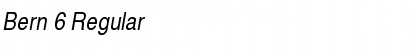 Download Bern 6 Font Download Bern 6 Font