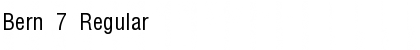 Download Bern 7 Font Download Bern 7 Font