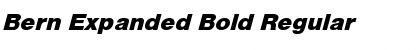 Download Bern Expanded Bold Font Download Bern Expanded Bold Font