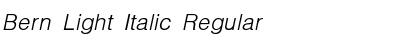 Download Bern Light Italic Font Download Bern Light Italic Font