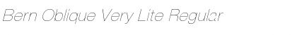 Download Bern Oblique Very Lite Font Download Bern Oblique Very Lite Font