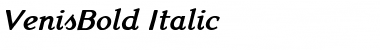 Download VenisBold Italic Font Download VenisBold Italic Font