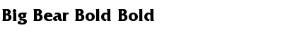 Download Big Bear Bold Font Download Big Bear Bold Font