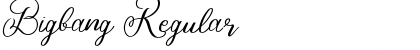 Download Bigbang Font Download Bigbang Font