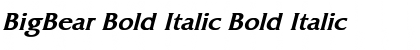 Download BigBear Bold Italic Font Download BigBear Bold Italic Font
