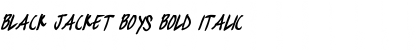 Download black jacket boys Font Download black jacket boys Font