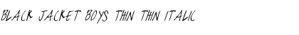 Download black jacket boys Thin Font Download black jacket boys Thin Font