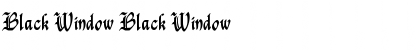 Download Black Window Font Download Black Window Font