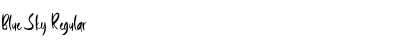 Download Blue Sky Font Download Blue Sky Font