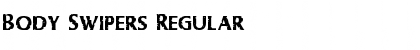 Download Body Swipers Font Download Body Swipers Font
