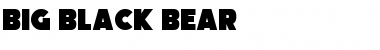 Download Big Black Bear Font Download Big Black Bear Font