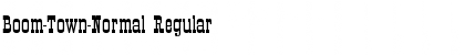 Download Boom-Town-Normal Font Download Boom-Town-Normal Font