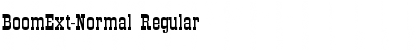 Download BoomExt-Normal Font Download BoomExt-Normal Font