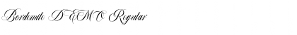 Download Bordemile DEMO Font Download Bordemile DEMO Font
