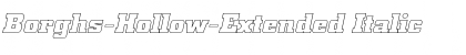 Download Borghs-Hollow-Extended Font Download Borghs-Hollow-Extended Font