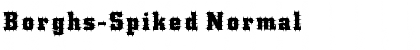Download Borghs-Spiked Font Download Borghs-Spiked Font