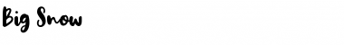 Download Big Snow Font Download Big Snow Font