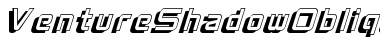 Download VentureShadowOblique Font Download VentureShadowOblique Font