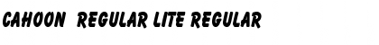 Download Cahoon Regular Lite Font Download Cahoon Regular Lite Font
