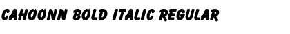 Download Cahoonn Bold Italic Font Download Cahoonn Bold Italic Font