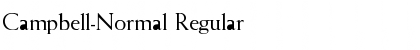 Download Campbell-Normal Font Download Campbell-Normal Font