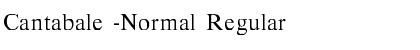 Download Cantabale -Normal Font Download Cantabale -Normal Font