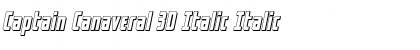 Download Captain Canaveral 3D Italic Font Download Captain Canaveral 3D Italic Font