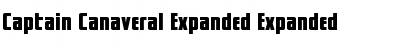 Download Captain Canaveral Expanded Font Download Captain Canaveral Expanded Font