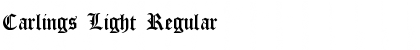 Download Carlings Light Font Download Carlings Light Font