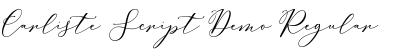 Download Carliste Script Demo Font Download Carliste Script Demo Font